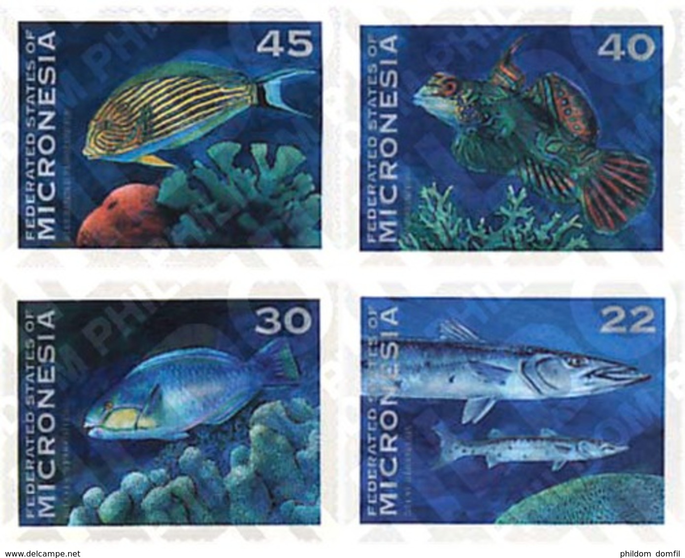 Ref. 44383 * MNH * - MICRONESIA. 1993. FISHES . PECES - Autres & Non Classés