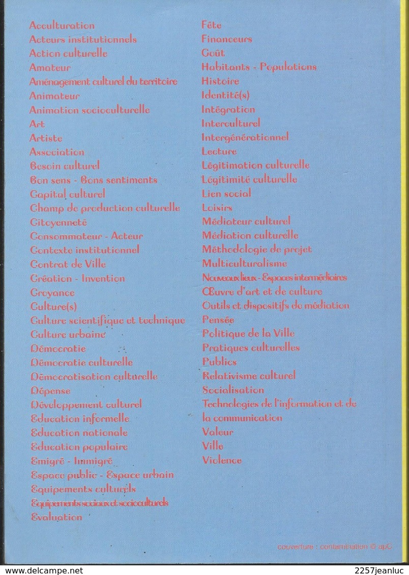 Méditation Culturelle Et Politique De La Ville  - Lexique De Mars 2003 - Diritto