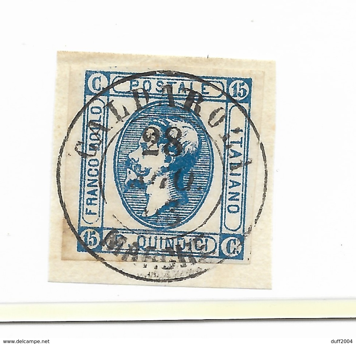 DA CALDAROLA - MARCHE - 28.8.1863 - P.6. - Storia Postale
