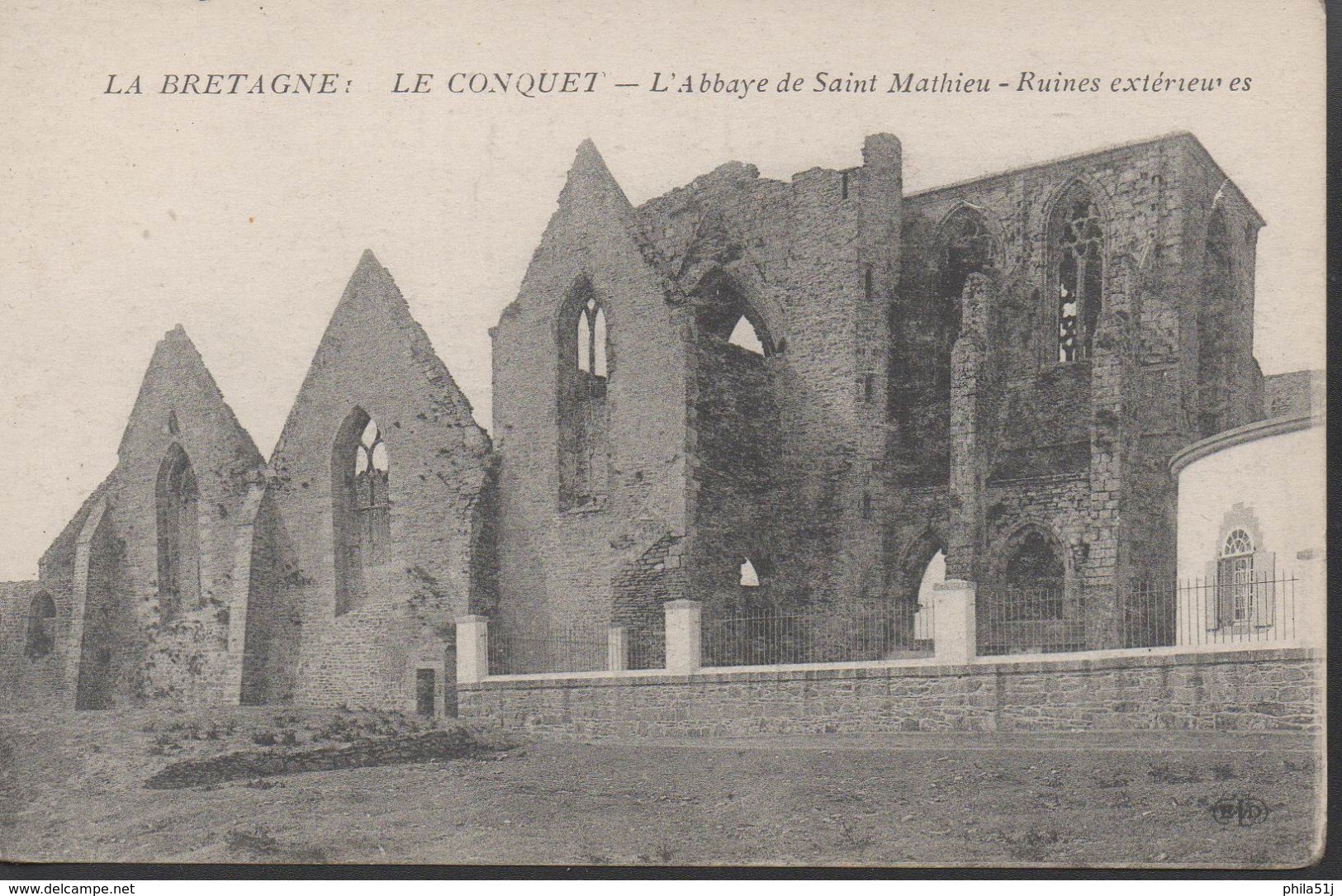 LE CONQUET __L'ABBAYE DE SAINT MATHIEU- RUINES EXTERIEURES__ - Le Conquet