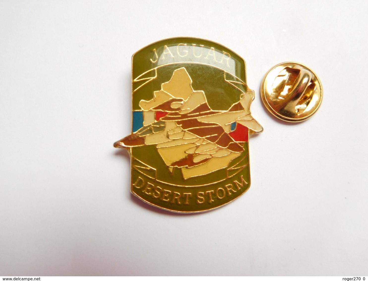 Beau Pin's , Armée Militaire , Désert Storm , Avion Jaguar , Tempête Du Désert , US - Militaria