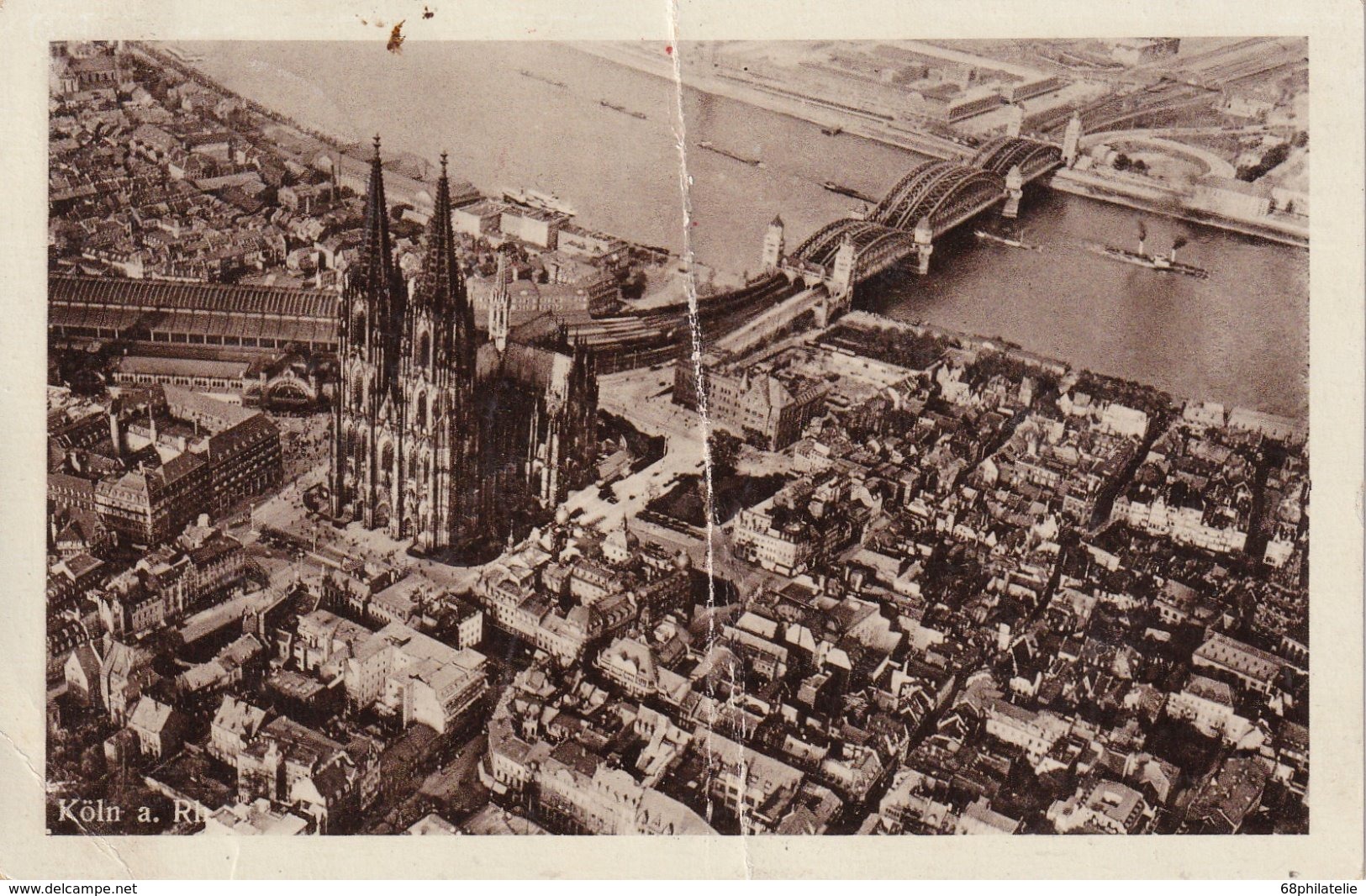 ALLEMAGNE 1933 PLI AERIEN DE KÖLN - Briefe U. Dokumente