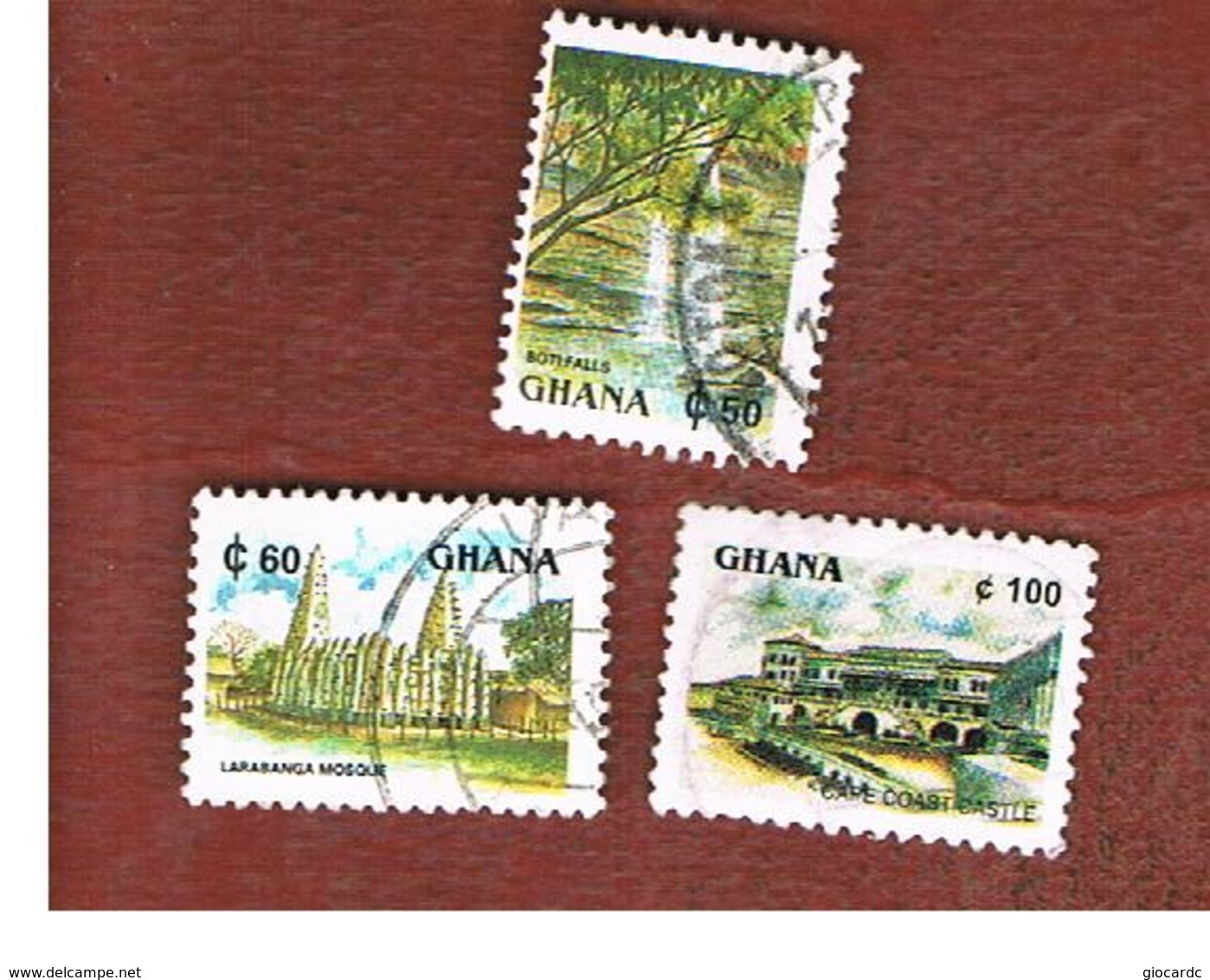 GHANA - SG 1640.1643  - 1991 TOURISM   - USED ° - Ghana (1957-...)