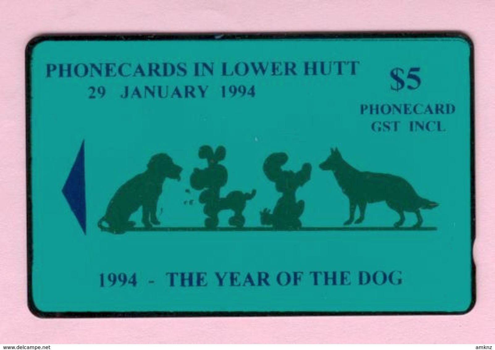 New Zealand - Private Overprint - 1994 Lower Hutt - $5 Year Of The Dog - Mint - NZ-CO-22 - Nouvelle-Zélande
