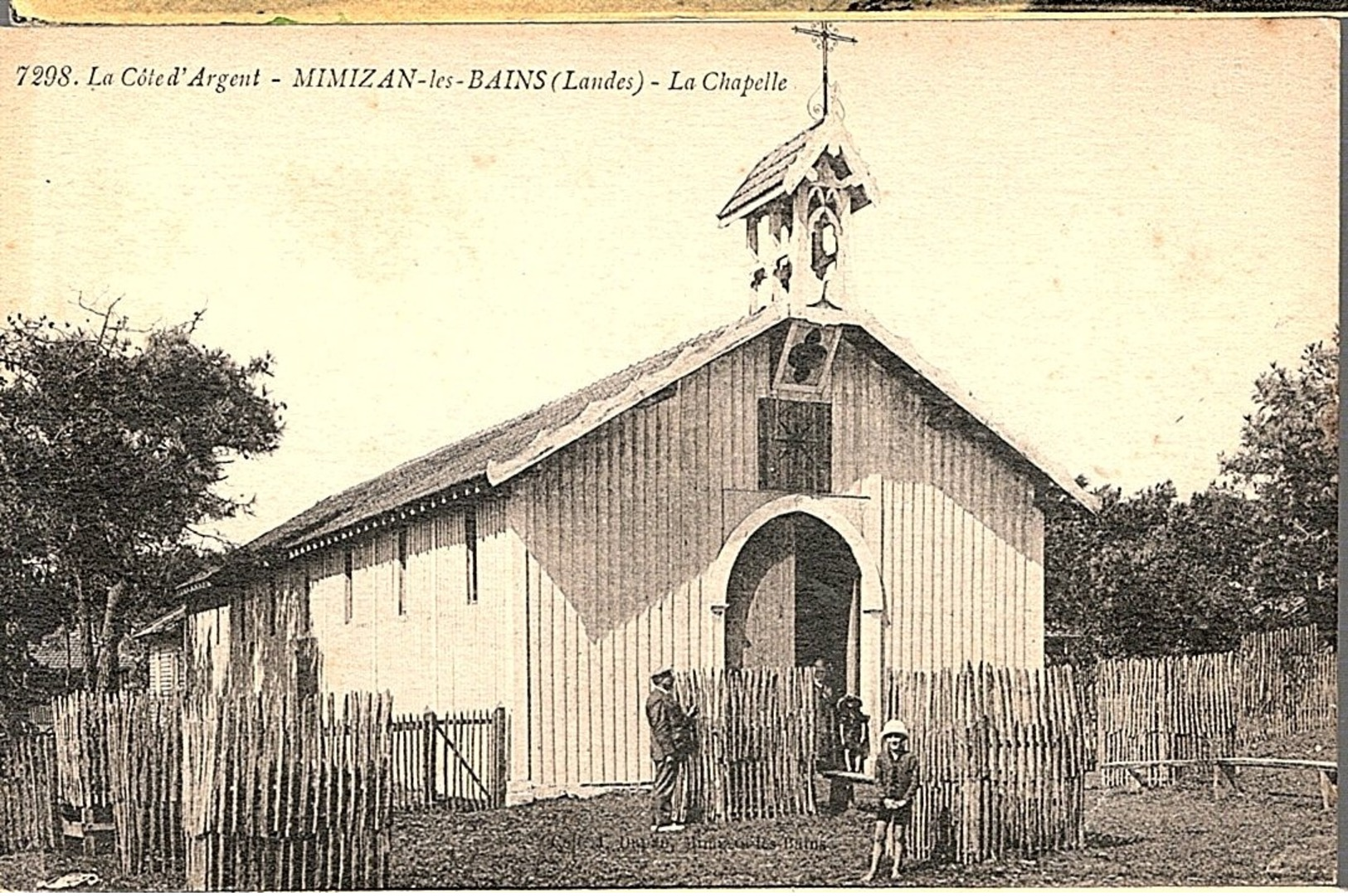 CPA NEUVE - LA CHAPELLE A MIMIZAN LES BAINS - - Mimizan