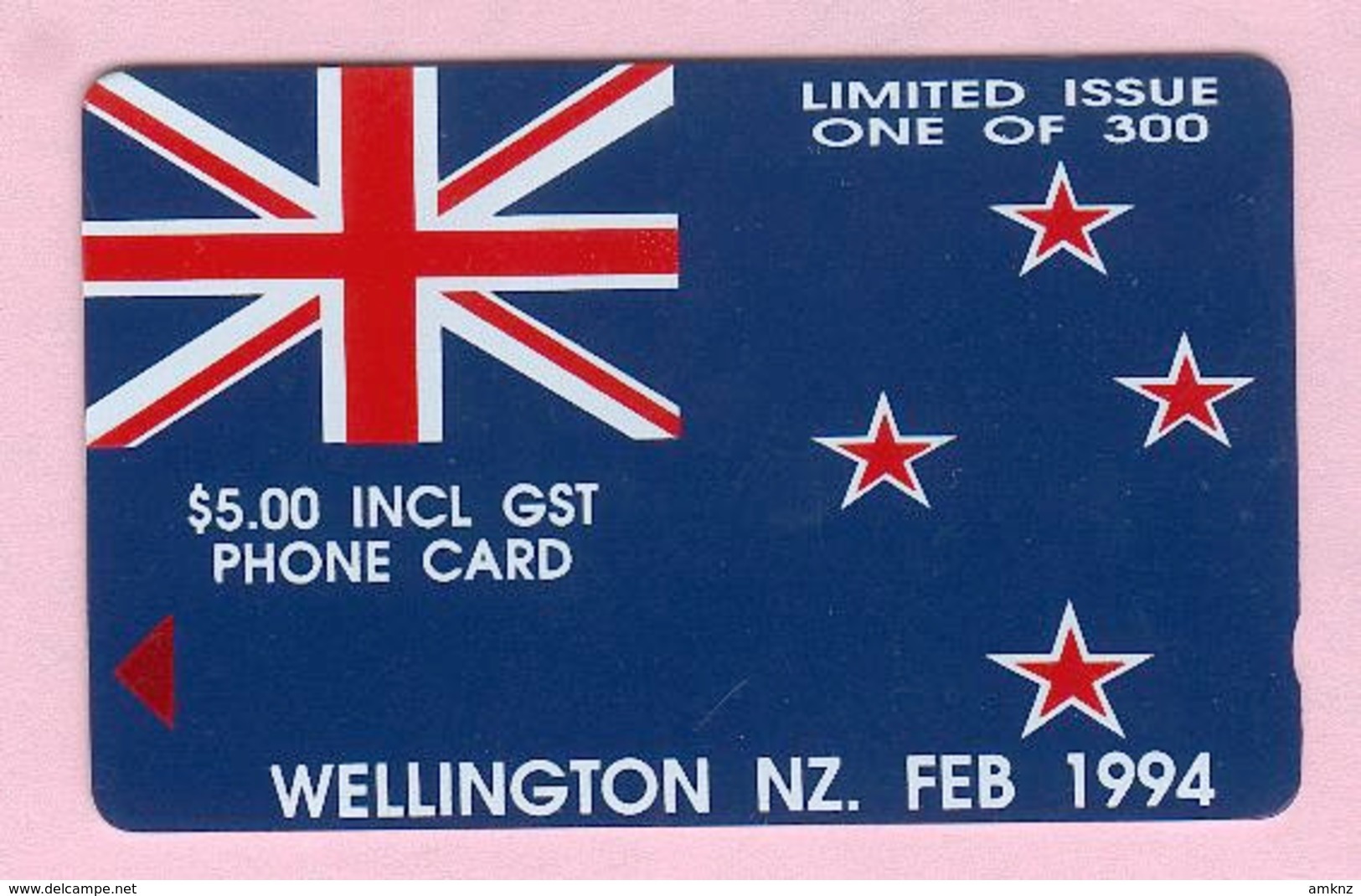 New Zealand - Private Overprint - 1994 Wellington - $5 NZ Flag - Mint - NZ-CO-23a - Nouvelle-Zélande