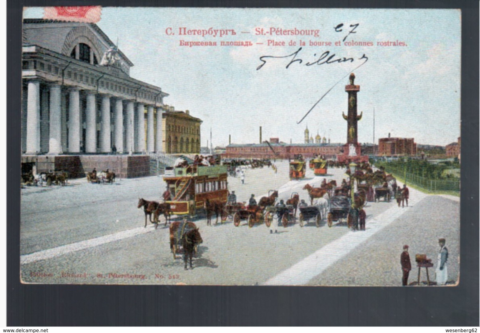 St Petersburg  Saint-Petersbourg 5 Different Postcards 5 OLD POSTCARDS (3-4) - Rusland
