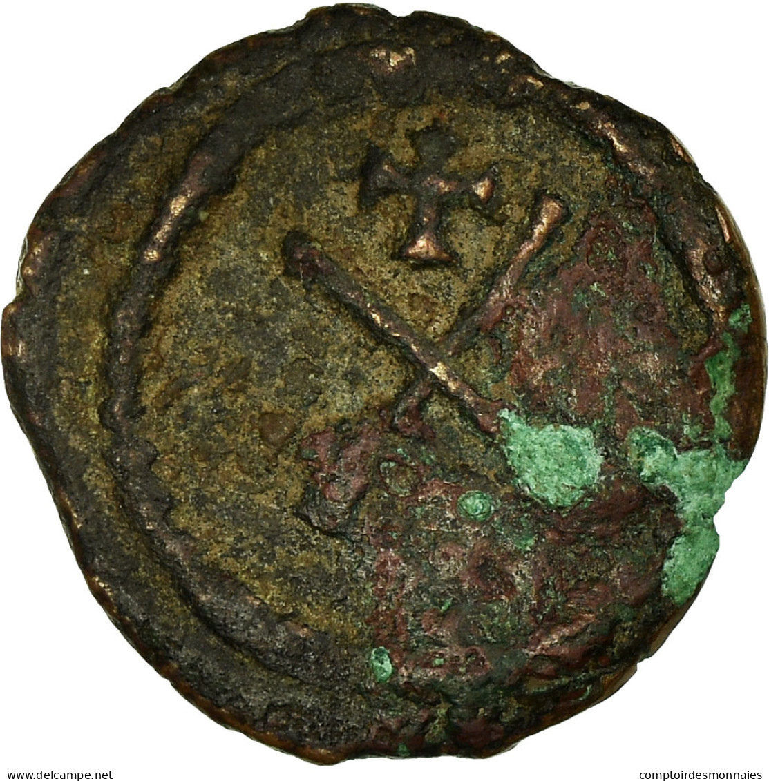 Monnaie, Tibère II Constantin, Decanummium, 578-582, Constantinople, TB+ - Byzantium