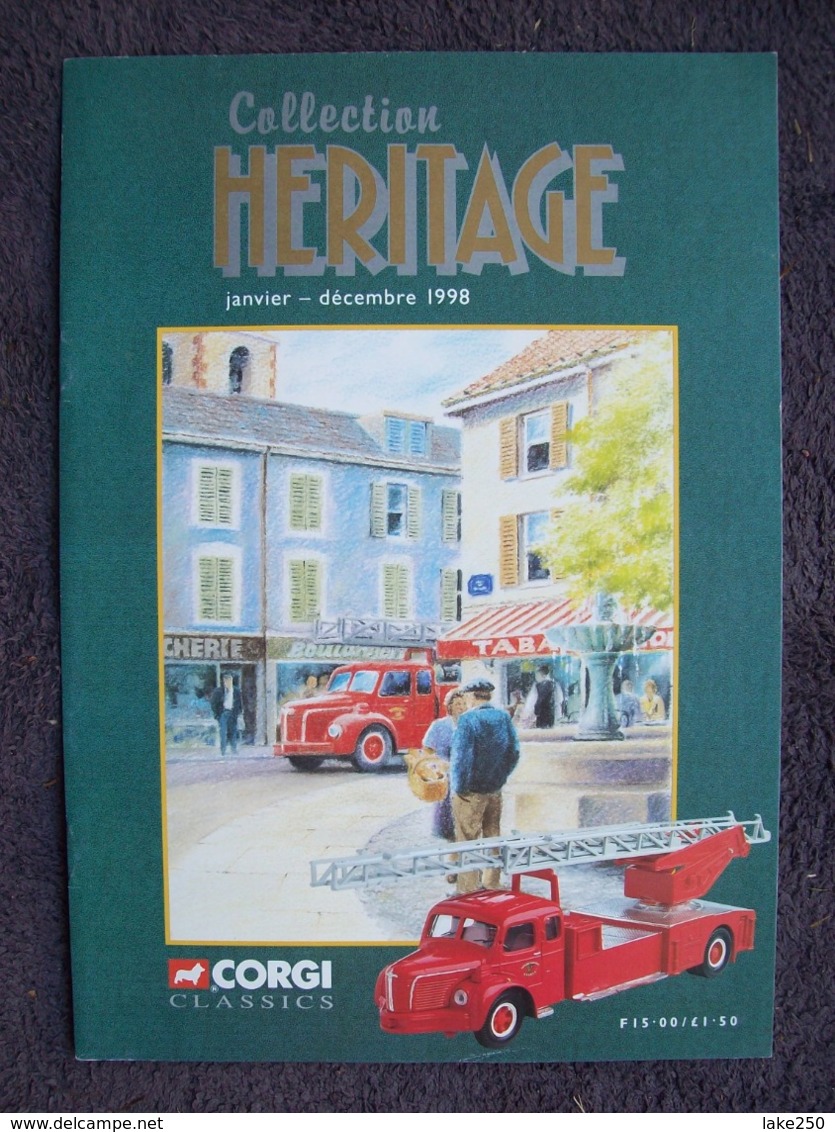 CATALOGO CORGI TOYS  - COLLECTION HERITAGE, Anno 1998 - Gran Bretaña