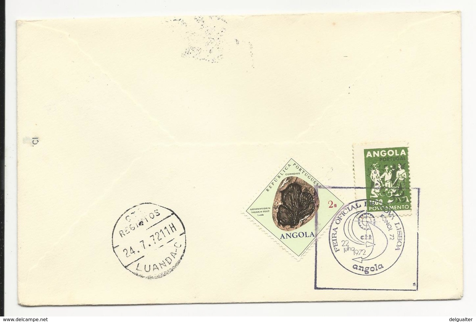 Cover - Portuguese Angola - 1972 - Nova Lisboa - Registered - Feira Oficial De Nova Lisboa - Angola