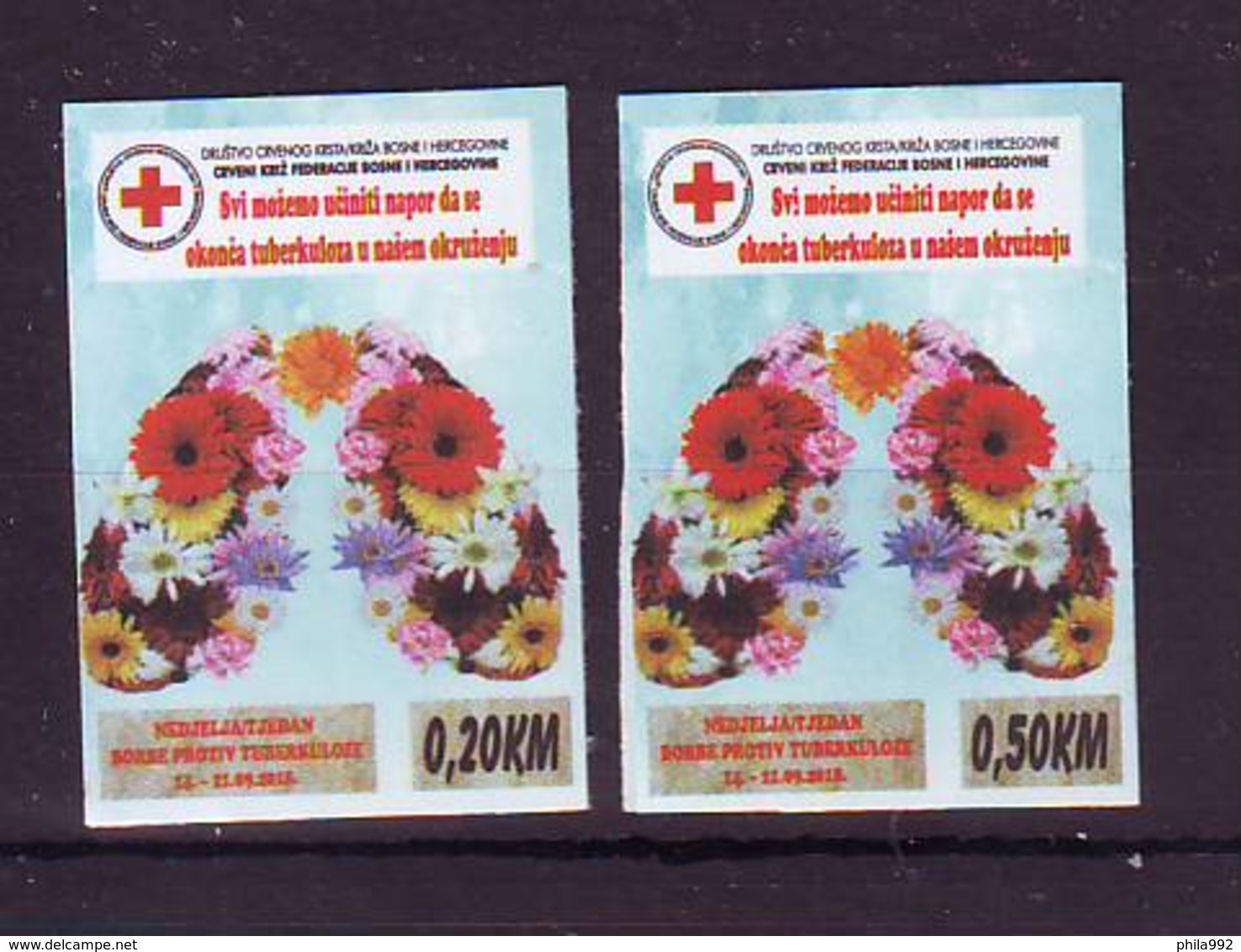 BiH 2018 Y Charity Stamps Red Cross Selfadhesive MNH - Bosnië En Herzegovina