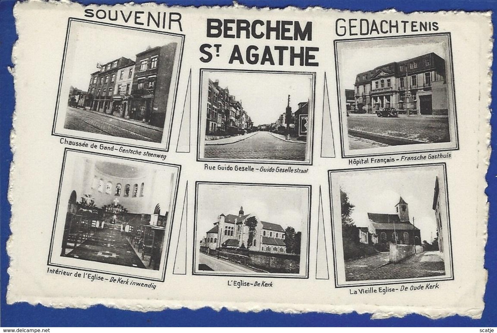 Souvenir  BERCHEM ST. AGATHE - Berchem-Ste-Agathe - St-Agatha-Berchem