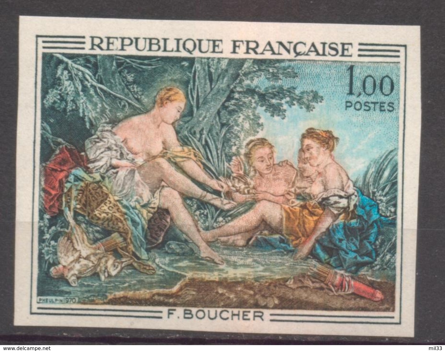 Série Artistique Boucher YT 1652 De 1970 Sans Trace Charnière Cote 100 € - Non Classificati