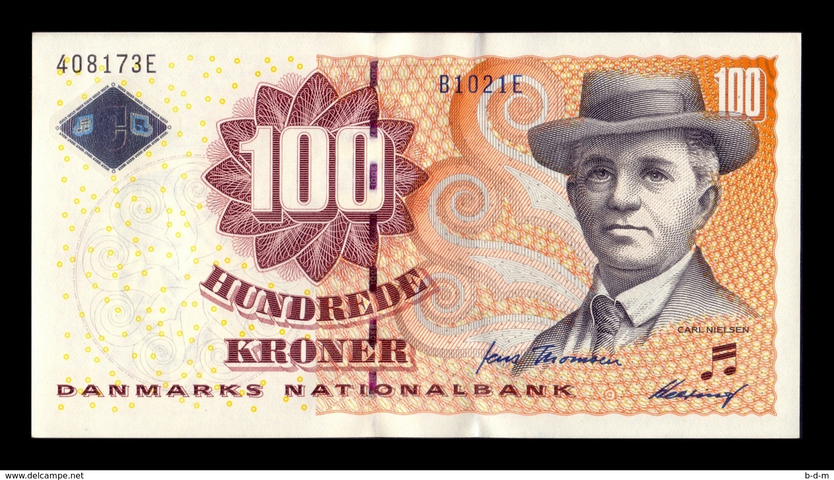 Dinamarca Denmark 100 Kroner 2002 Pick 61a Second Sign SC UNC - Dinamarca