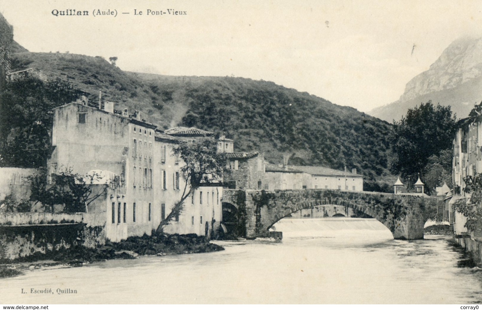 1348. QUILLAN. Le Pont Vieux - Autres & Non Classés