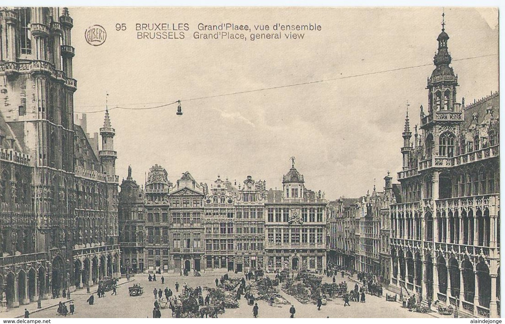 Brussel - Bruxelles - Grand'Place, Vue D'ensemble - Albert No 95 - Places, Squares