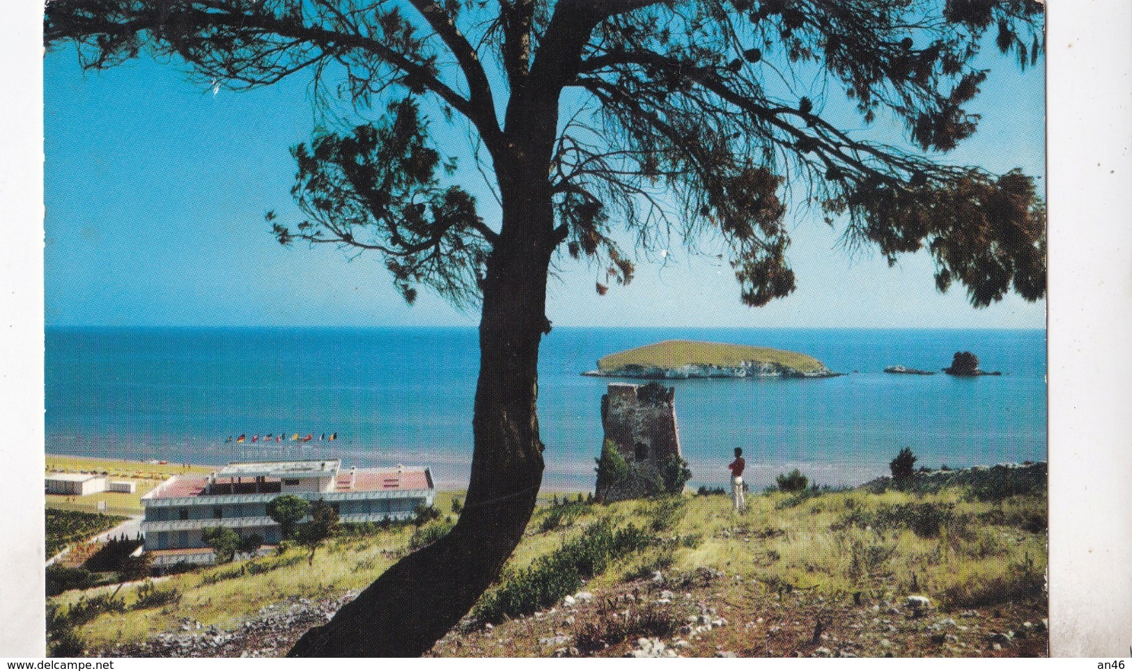 VIESTE HOTEL GARGANO E ISOLA DI PORTONUOVO VG AUTENTICA 100% - Foggia