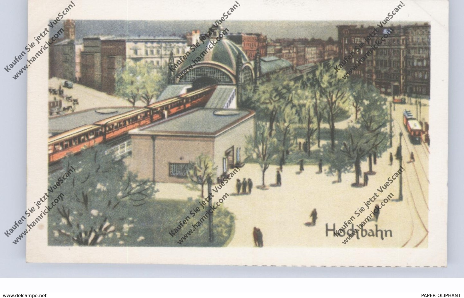 1000 BERLIN - SCHÖNEBERG, S-Bahn Bahnhof Nollendorfplatz, Homann-Sammelbild - Schoeneberg