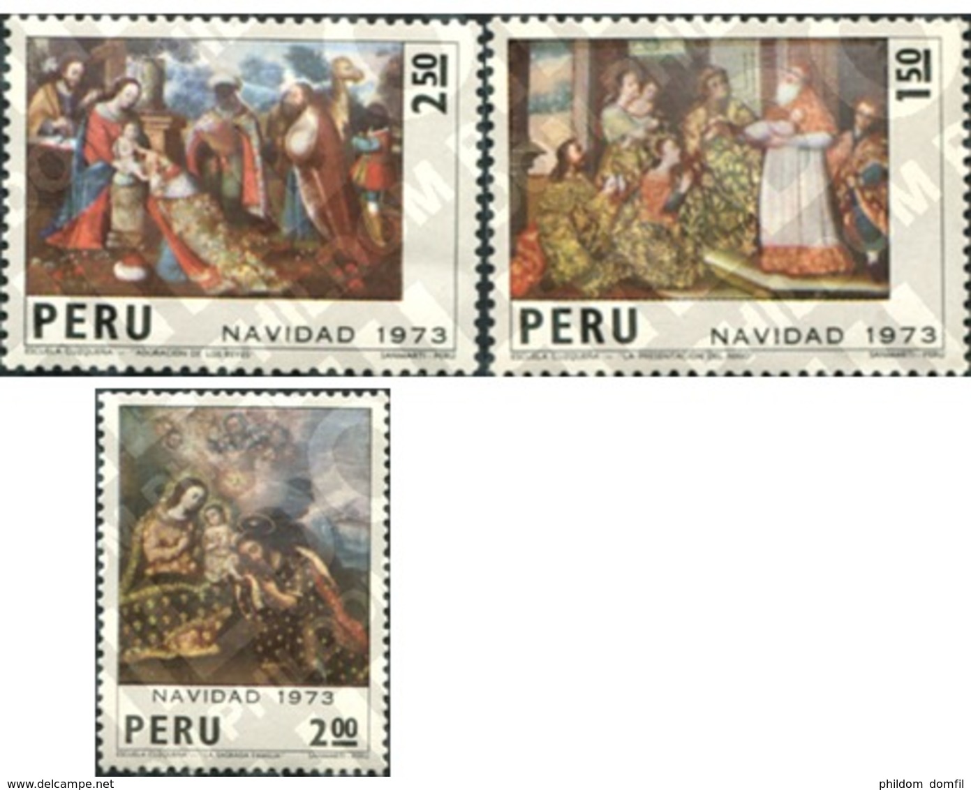 Ref. 293927 * MNH * - PERU. 1973. CHRISTMAS . NAVIDAD - Peru