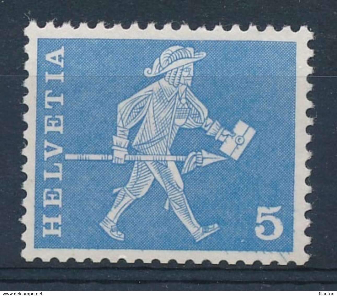 HELVETIA - Mi Nr 696x R - Rollenmarke Mit Nummer Und Buchstabe - MNH** - Rollen