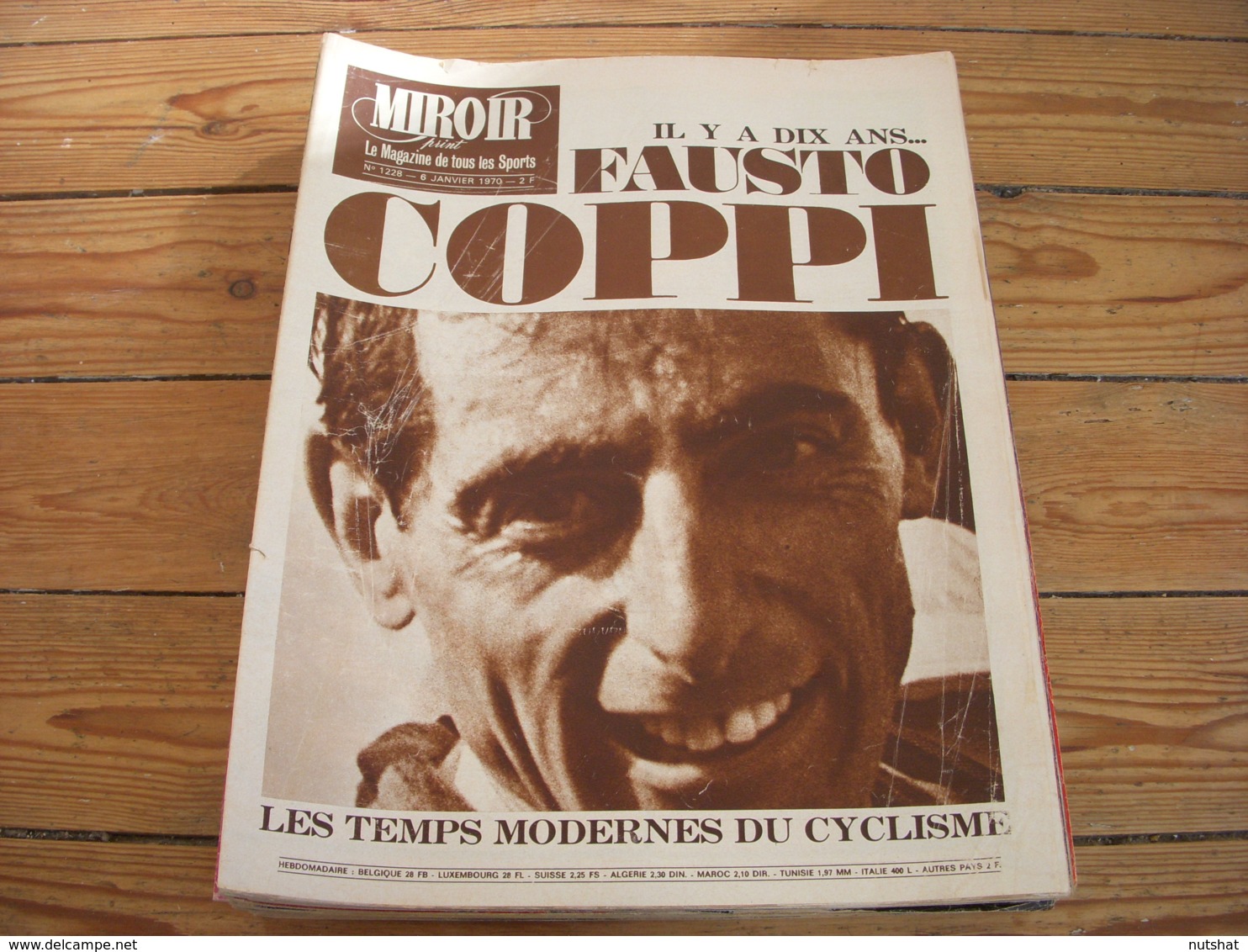 MIROIR SPRINT 1228 06.01.1970 MORT COPPI En 1960 TIR à L'ARC RUGBY BOURGAREL - Sport