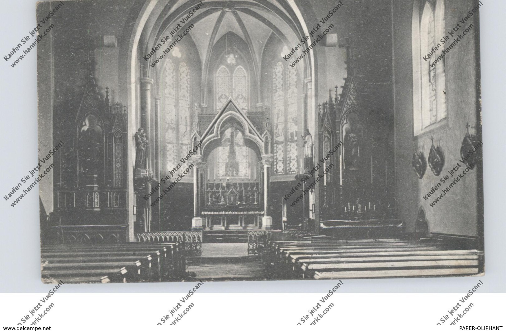 F 57930 SAINT-JEAN-DE-BASSEL / SANKT JOHANN VON BASSEL, Dorfkirche, Innenansicht, 1909 - Sarrebourg