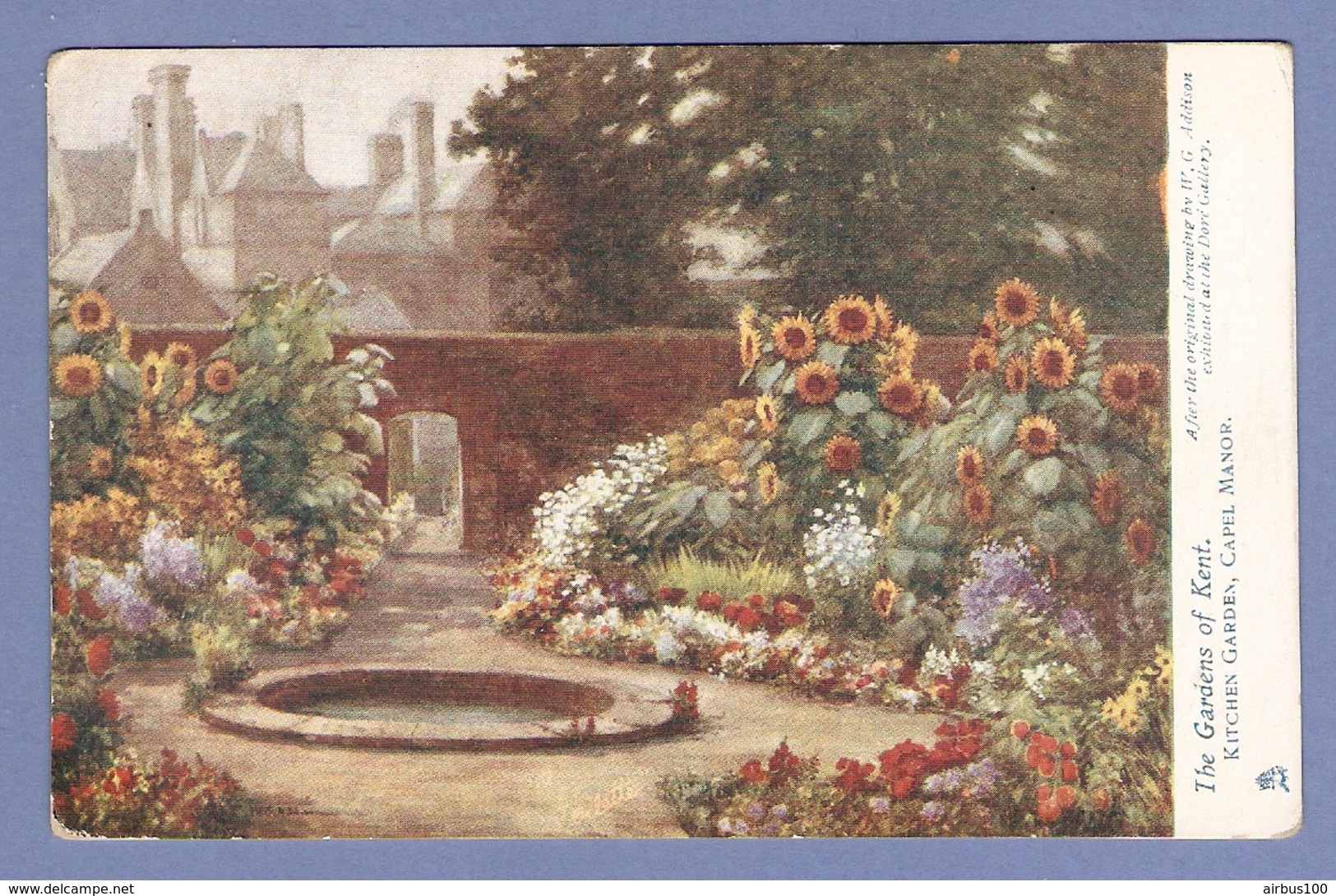 CPA - PEINTURE - W. G. ADDISON - THE GARDEN OF KENT - KITCHEN GARDEN CAPEL MAJOR - THE DORÉ GALLERY - Pittura & Quadri