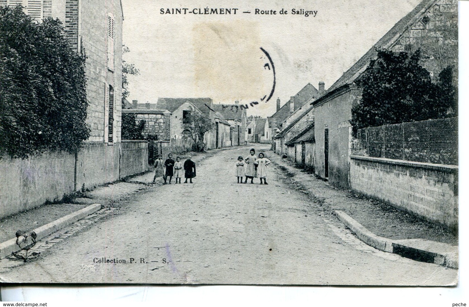 N°77045 -cpa Saint Clément -route De Saligny- - Saint Clement