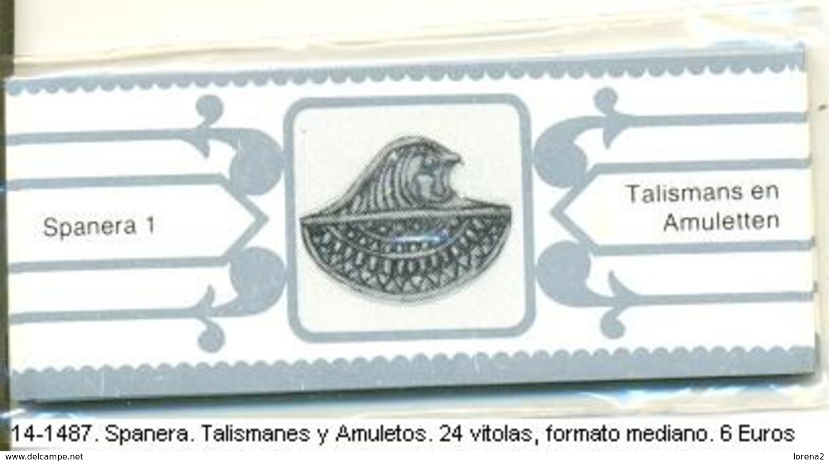 Vitolas Spanera. Talismanes Y Amuletos. FM. Ref. 14-1487 - Cigar Bands