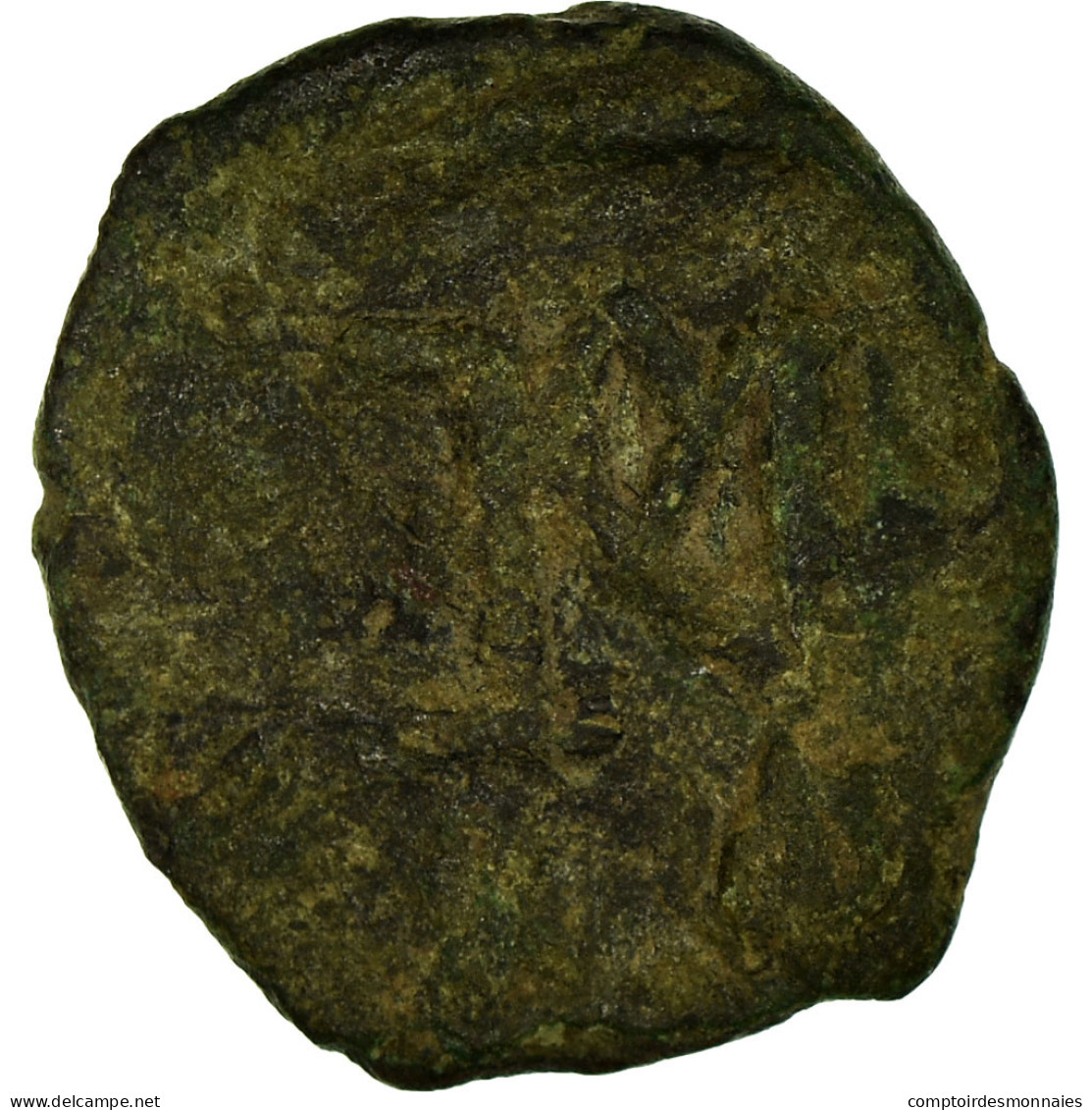 Monnaie, Justin II, Pentanummium, 565-578 AD, Constantinople, B+, Cuivre - Byzantines