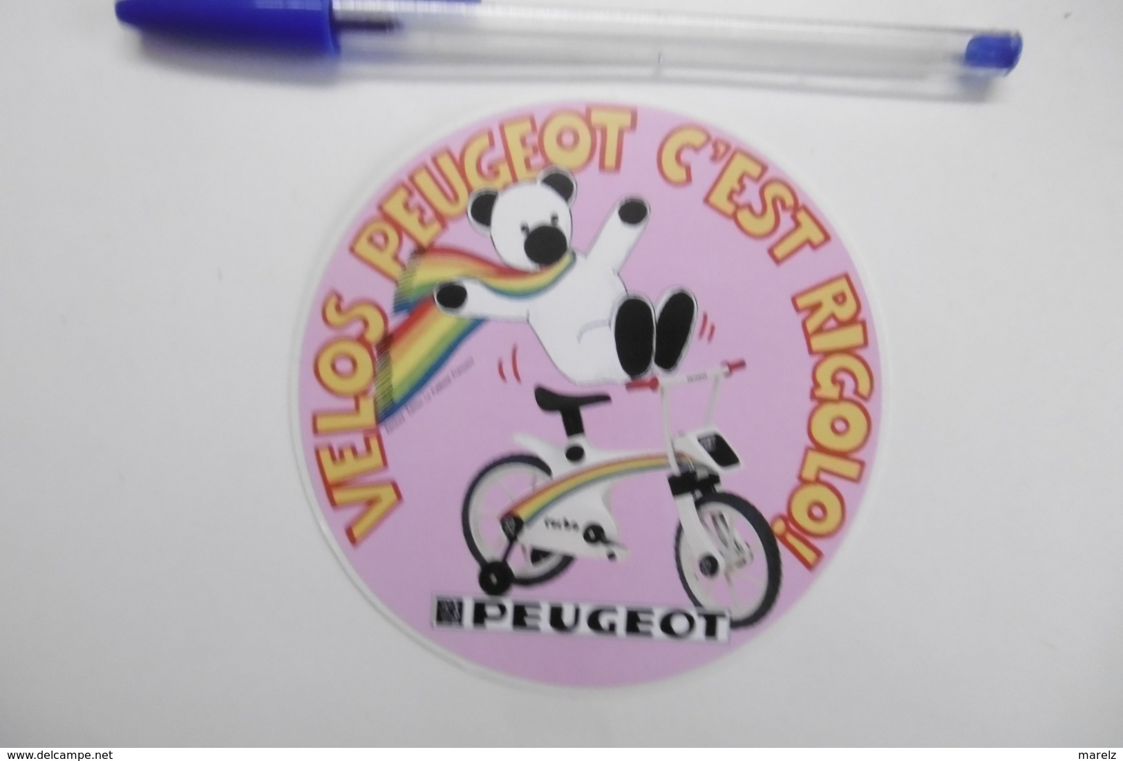 Autocollant Stickers - Cyclisme VELOS PEUGEOT C'est Rigolo ! - Autocollants