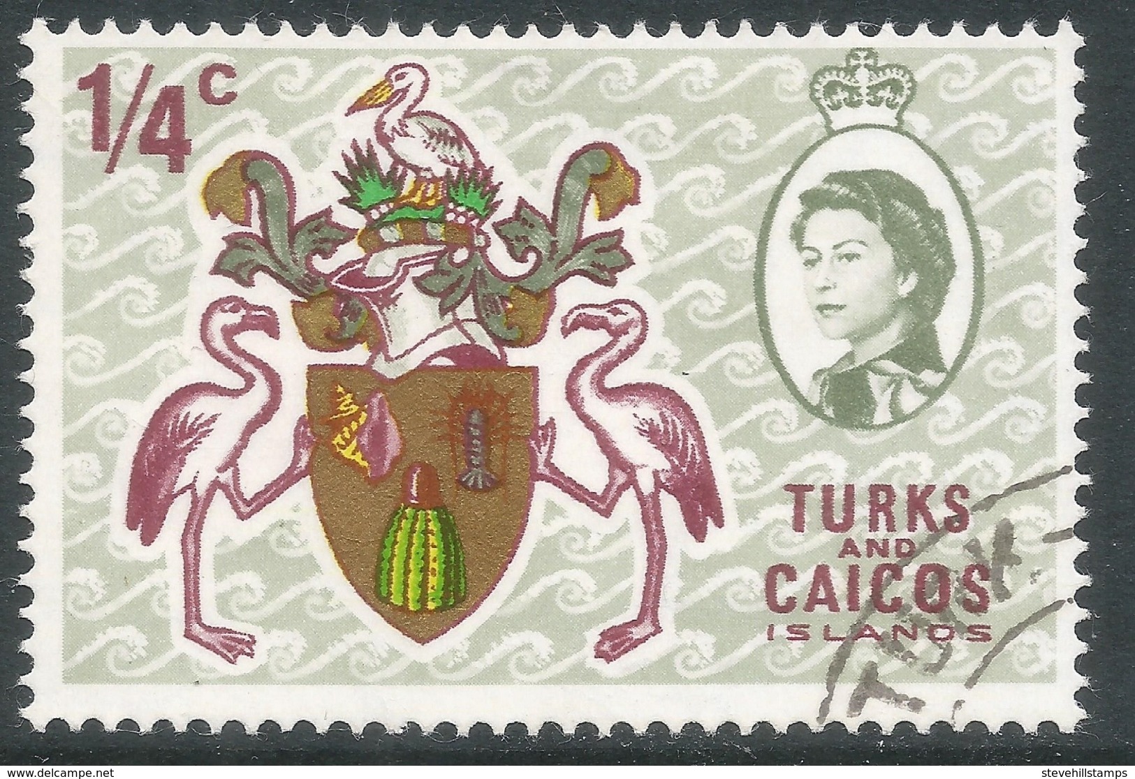 Turks & Caicos Islands. 1969-71 Decimal Currency. ¼c Used. SG 297 - Turks And Caicos