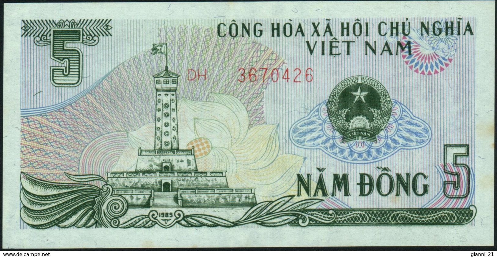 VIETNAM Viet Nam - 5 Dong 1985 AU-UNC P.92 - Vietnam