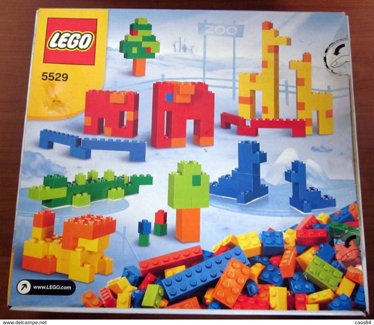 LEGO 5529 BOX VUOTO EMPTY - Zonder Classificatie