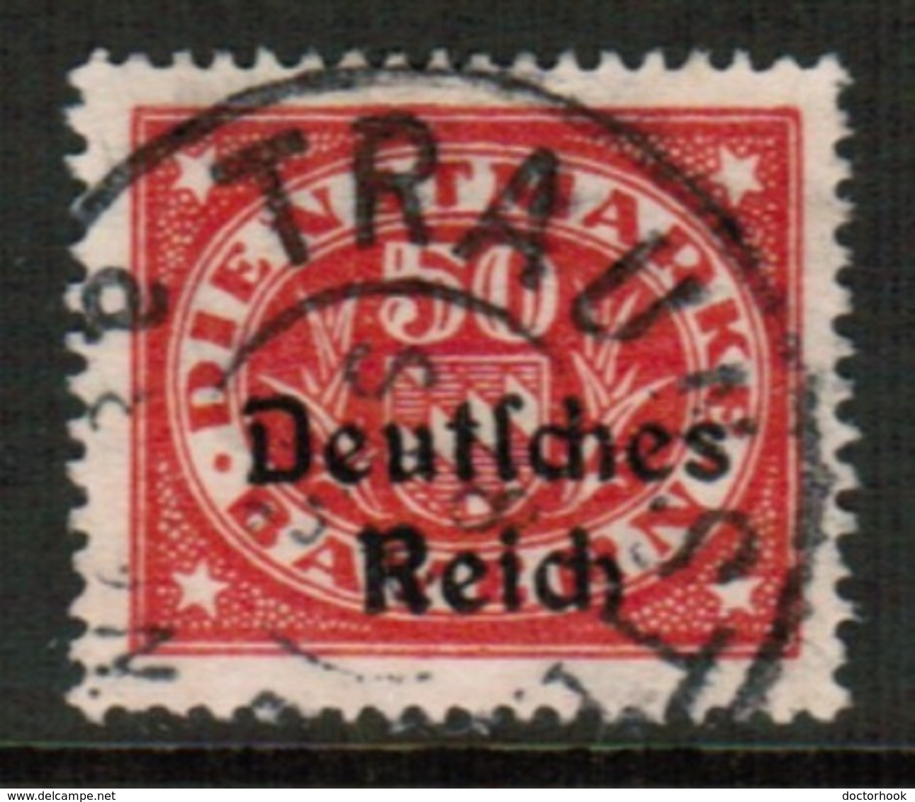 BAVARIA  Scott # O 58 VF USED (Stamp Scan # 542) - Officials