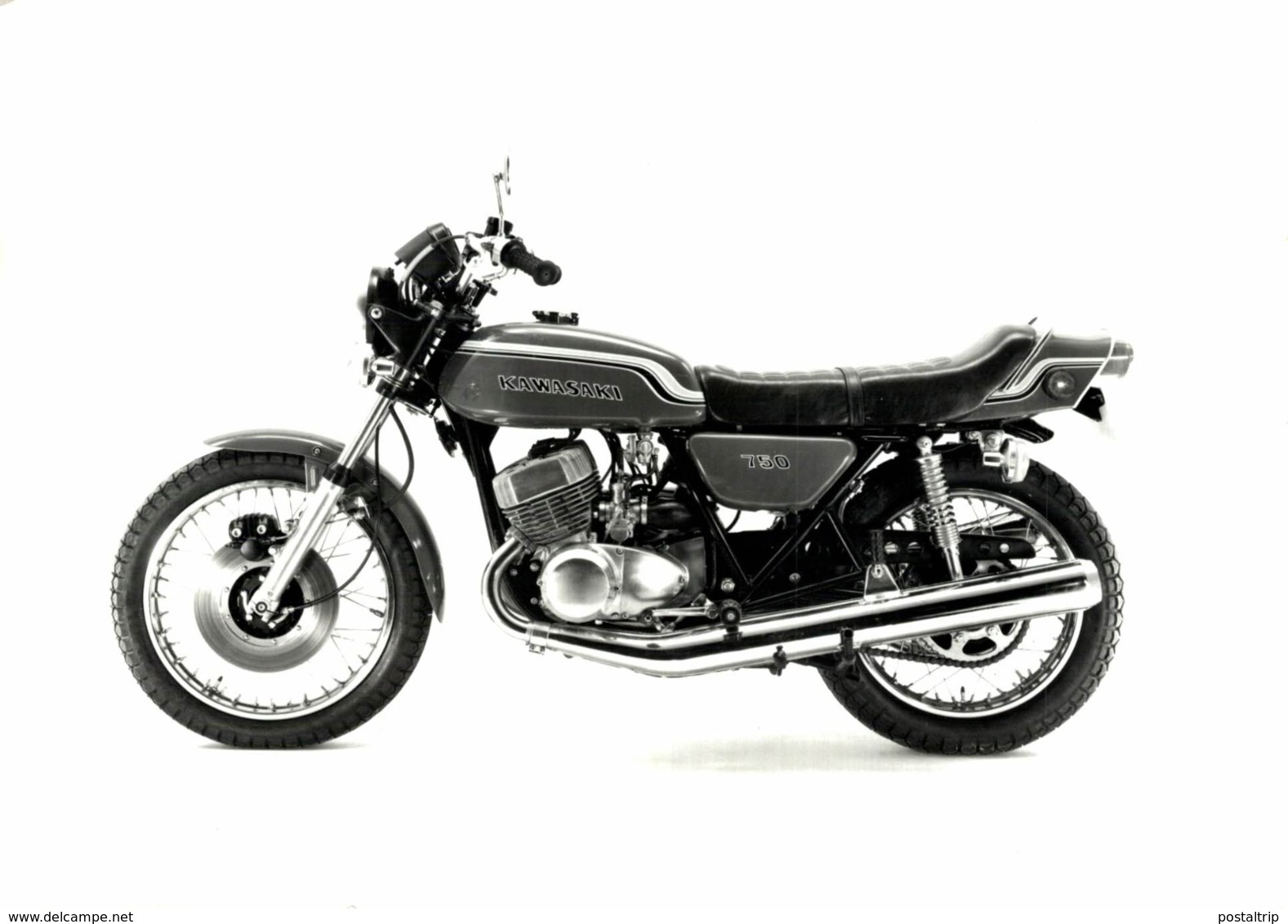 KAWASAKI  +-18cm X 12cm  Moto MOTOCROSS MOTORCYCLE Douglas J Jackson Archive Of Motorcycles - Altri & Non Classificati