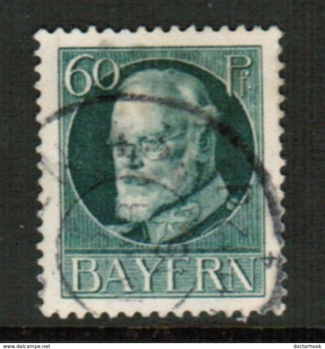 BAVARIA  Scott # 107 VF USED (Stamp Scan # 542) - Used