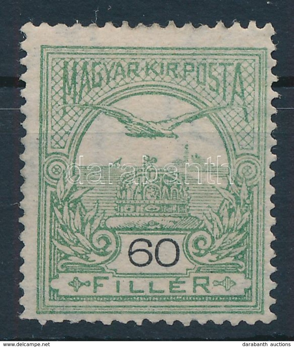 ** 1906 Turul 60f 15-ös Fogazással, 1-es Vízjelállás (32.000) (rövid Fogak) - Other & Unclassified