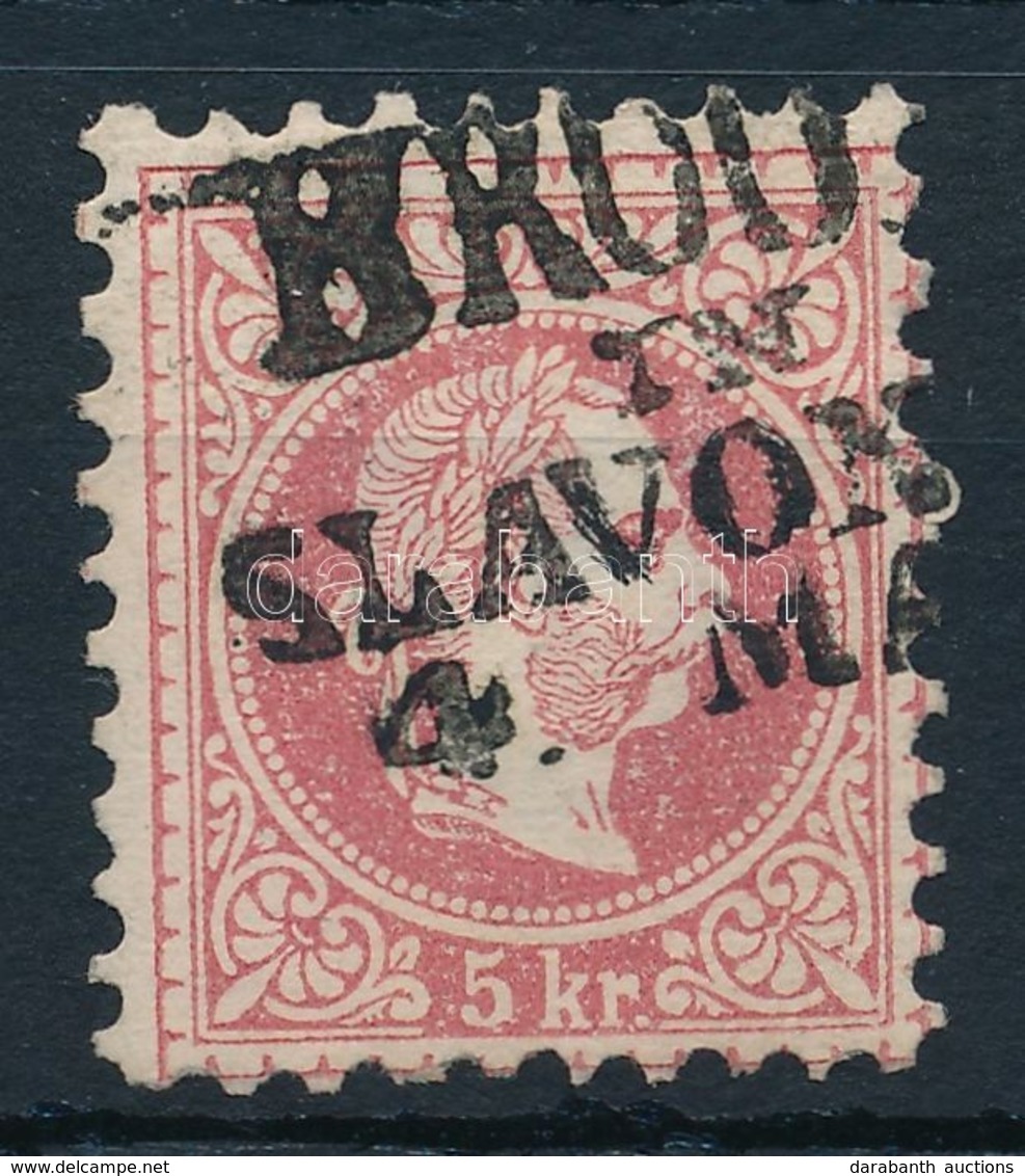 O 1867 5kr  Vízjeles Bélyeg 'BROOD IN SLAVONIEN' (Gudlin 150 Pont) - Altri & Non Classificati