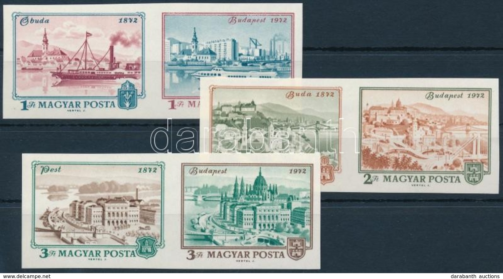 ** 1972 Óbuda-Buda-Pest Vágott Párokban (5.000) - Other & Unclassified