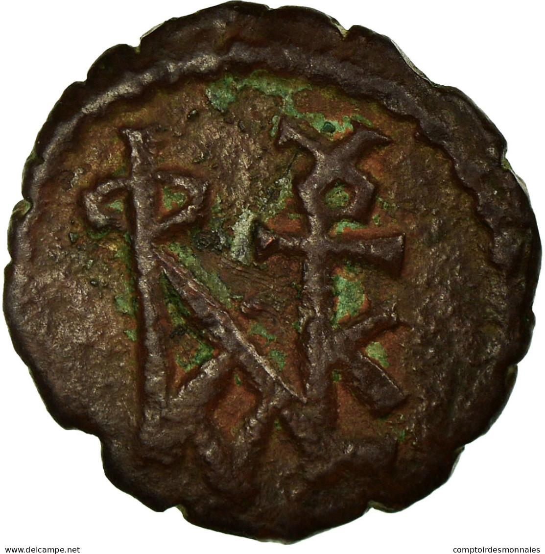Monnaie, Justin II, Pentanummium, 565-578 AD, Antioche, TTB, Cuivre, Sear:385 - Byzantines