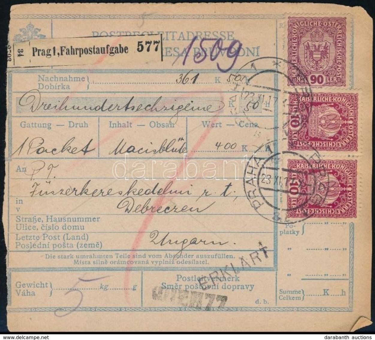 Ausztria 1917 - Other & Unclassified