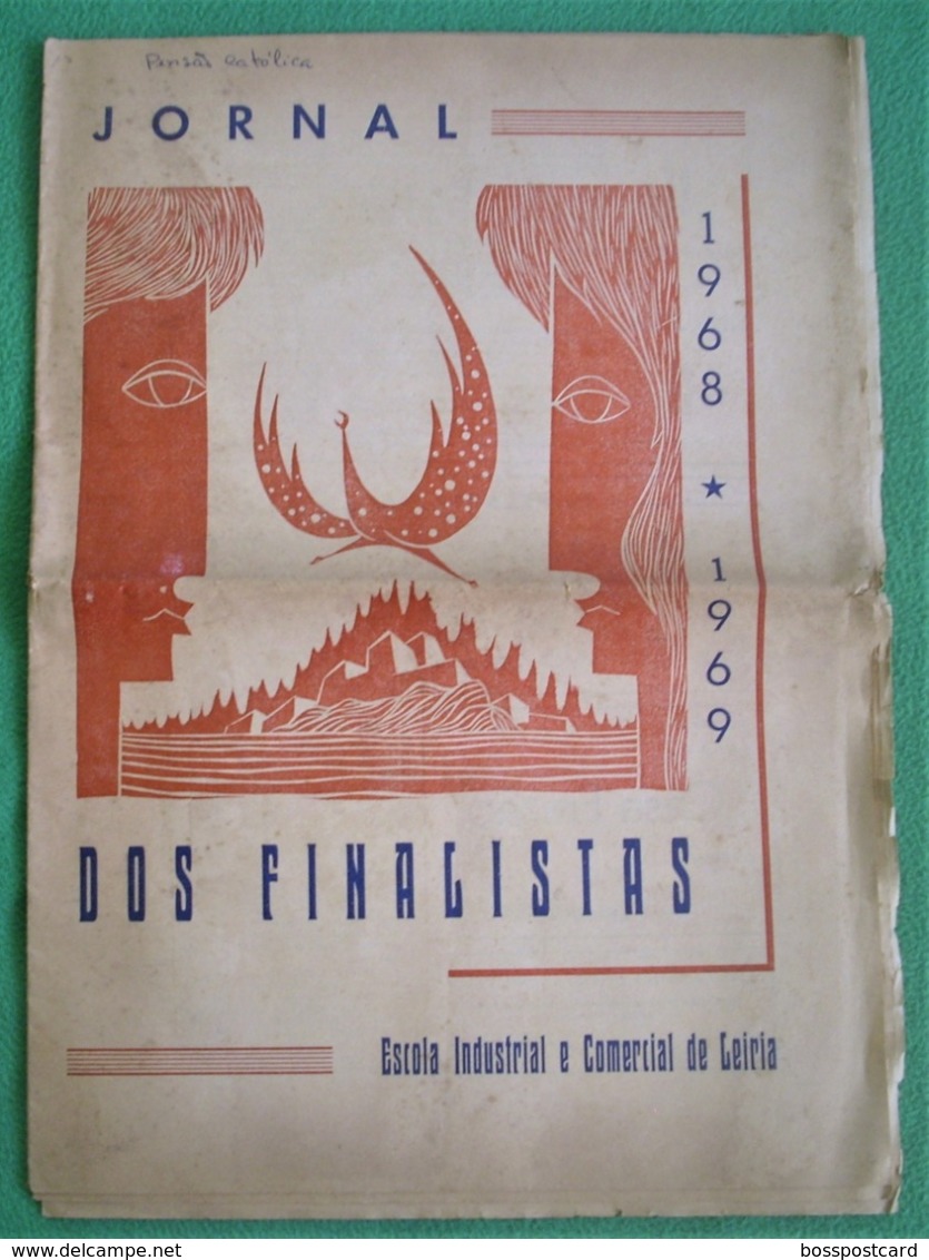 Leiria - Jornal Dos Finalistas Da Escola Industrial E Comercial De Leiria 1968/69 - Imprensa - Publicidade - Andere & Zonder Classificatie