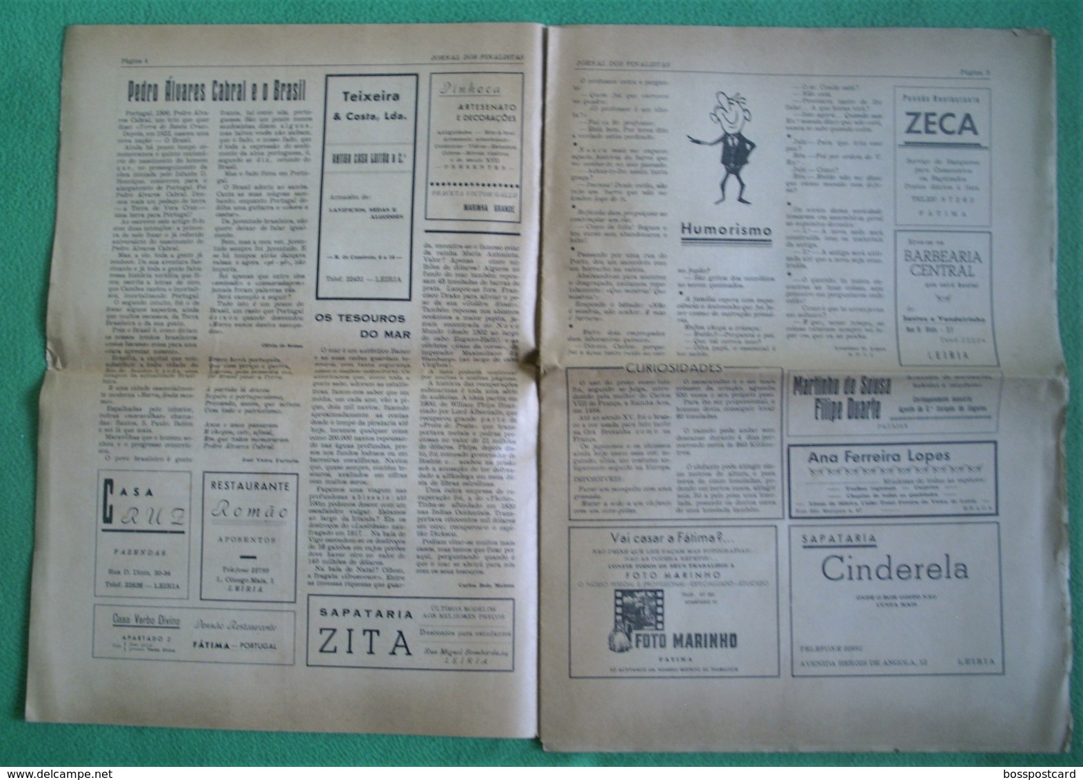 Leiria - Jornal Dos Finalistas Da Escola Industrial E Comercial De Leiria 1968/69 - Imprensa - Publicidade - Other & Unclassified