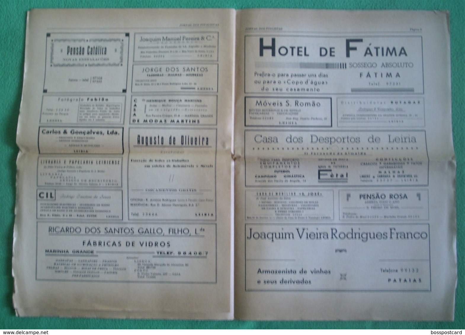 Leiria - Jornal dos Finalistas da Escola Industrial e Comercial de Leiria 1968/69 - Imprensa - Publicidade