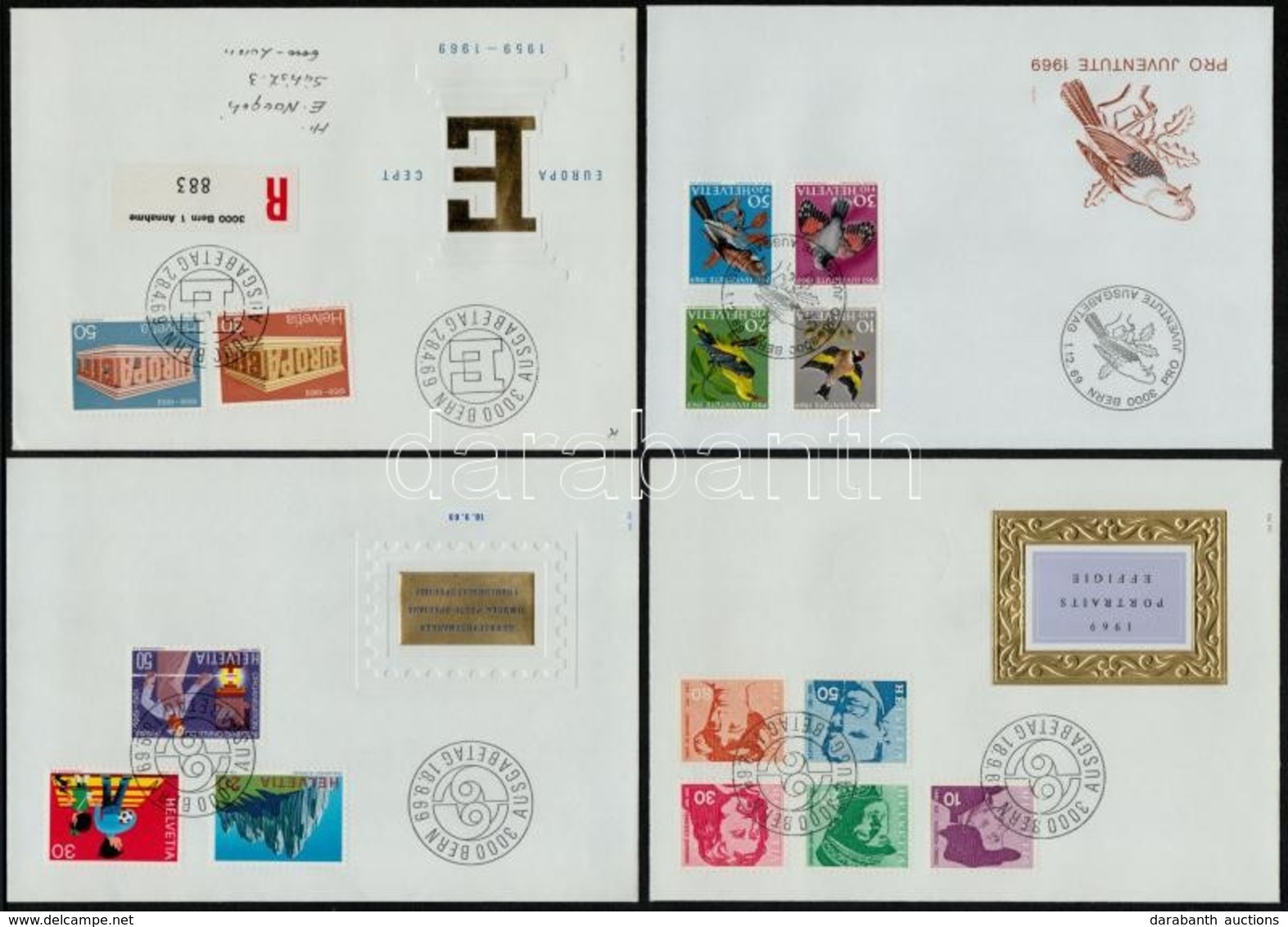 Svájc 1969-1970 10 Db FDC - Sonstige & Ohne Zuordnung