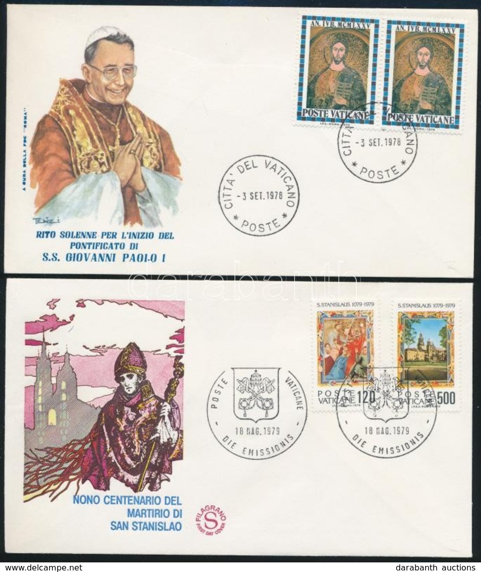 Vatikán 1964-től 15 Db FDC - Sonstige & Ohne Zuordnung