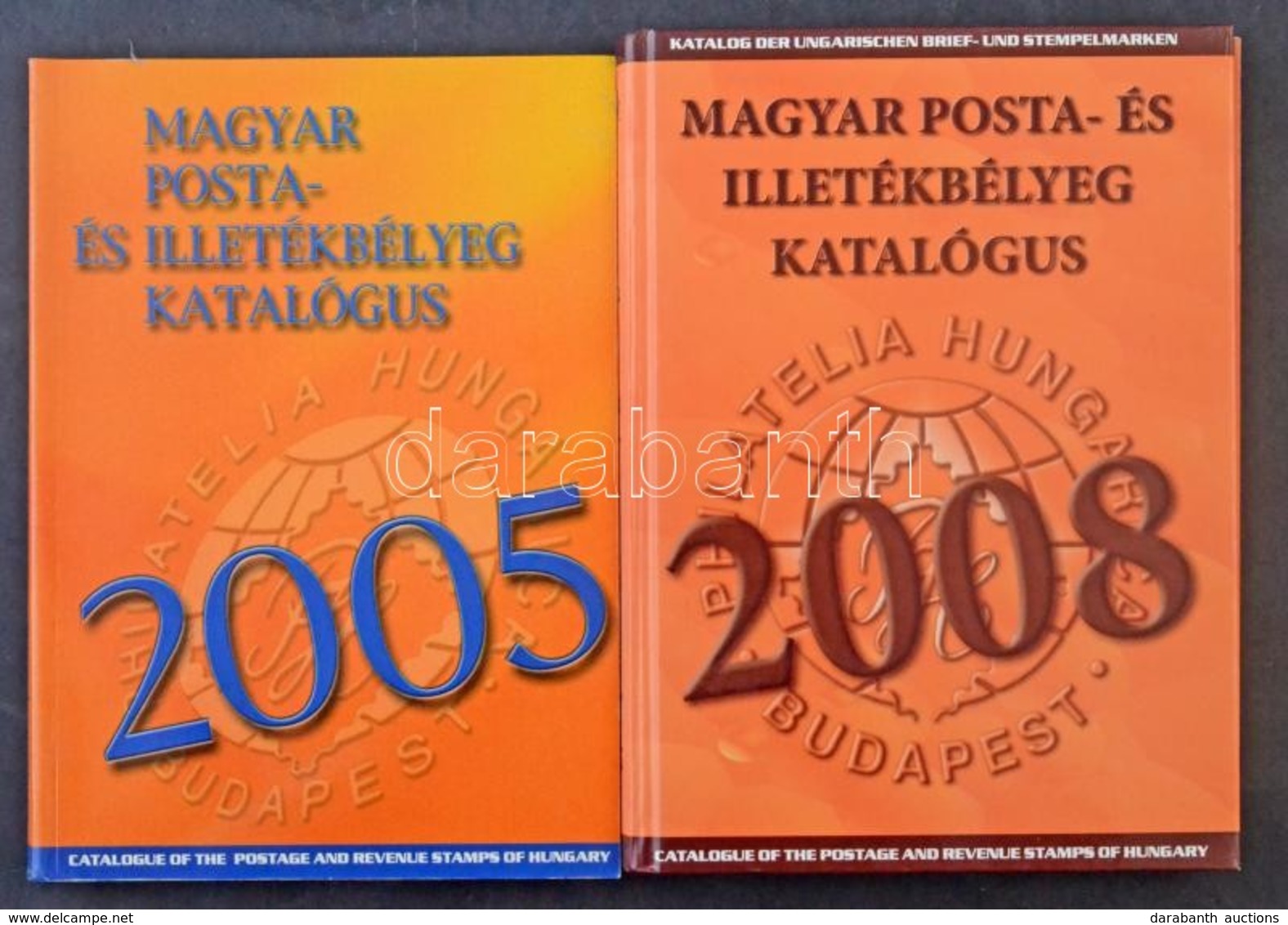 Magyar Posta- és Illetékbélyeg Katalógus 2005 + 2008 (CD-vel és Emlékív Füzettel) új állapotban - Otros & Sin Clasificación