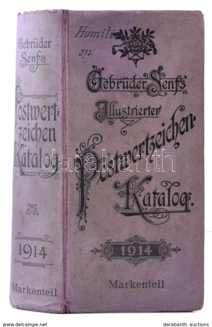 Gebrüder Senfs: Postwertzeichen Német Nyelvű Bélyeg Katalógus 1914 - Otros & Sin Clasificación