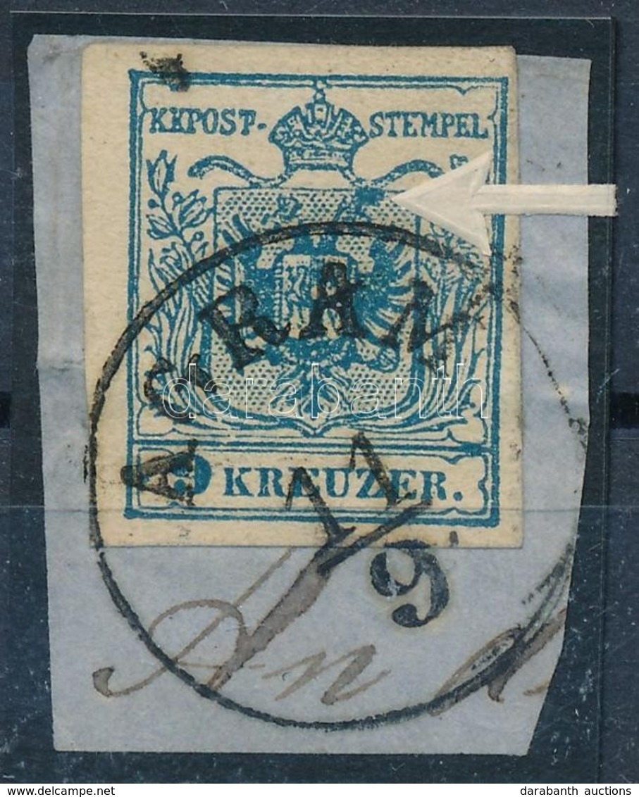 1850 9kr Nagy Lemezhibával ,,AGRAM' - Sonstige & Ohne Zuordnung